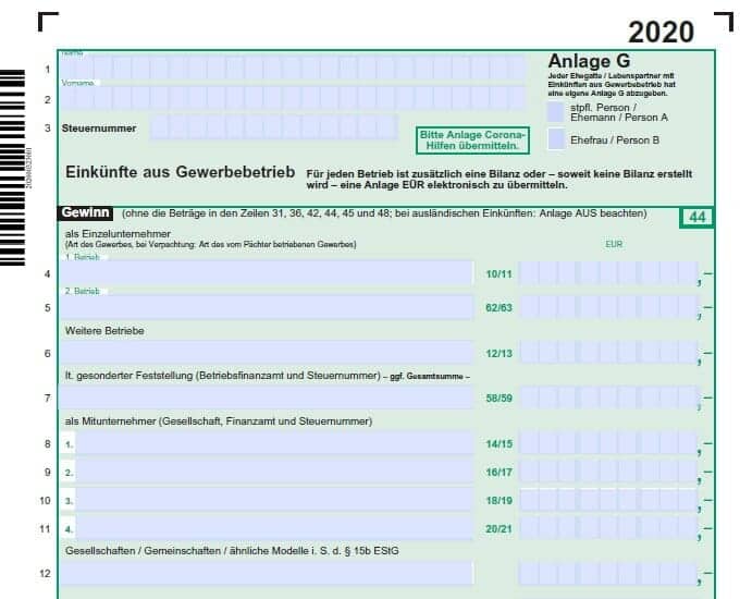 Steuererklärung für Kleinunternehmer
