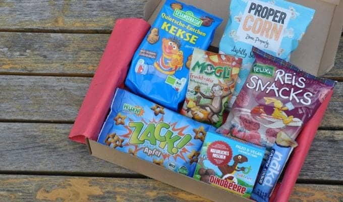 Kidsbox von SnackBaron, snack box, gesunde snacks, studentenfutter, partysnacks