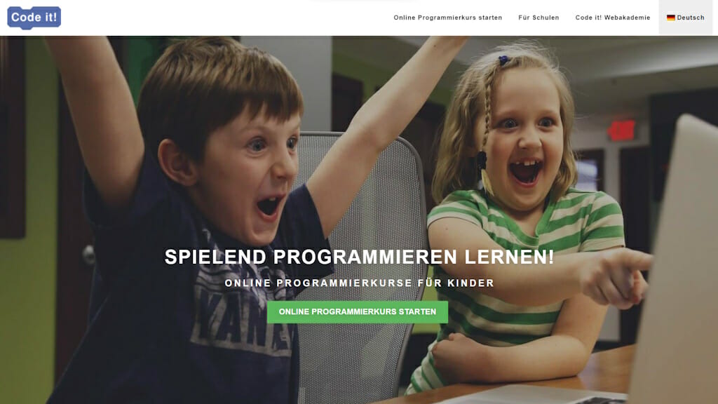 Code it! bringt Programmieren in Kinderhände!