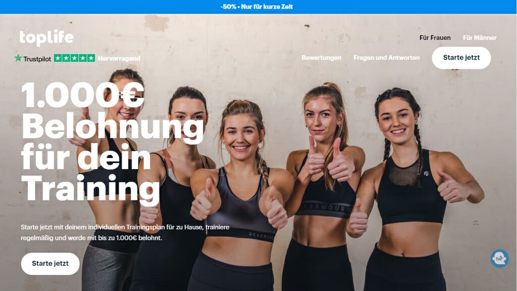 Toplife.Zone – Mit Disziplinwetteinsatz trainierenTB Toplife.Zone – Mit Disziplinwetteinsatz trainierenTB