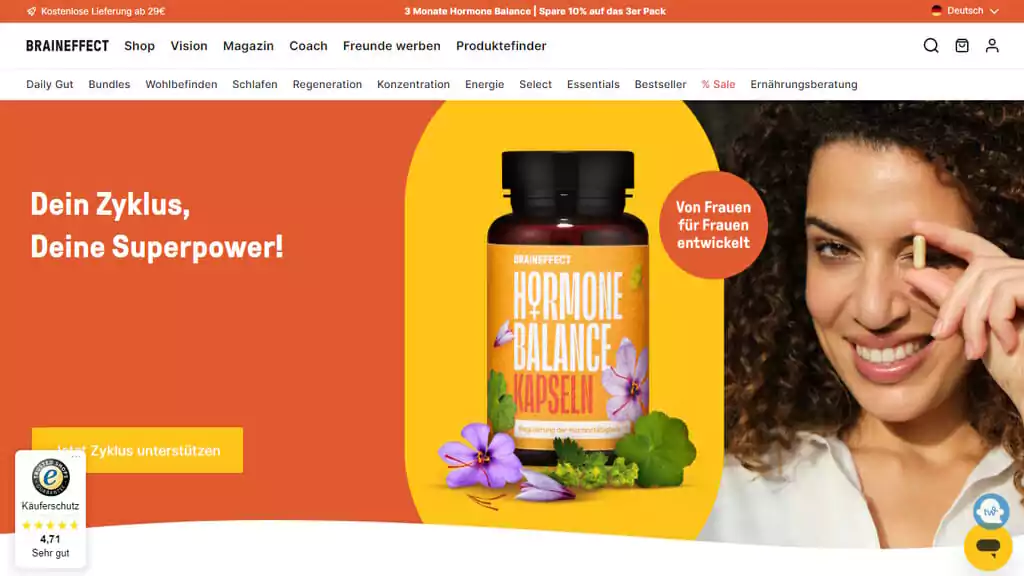 Wie das Startup BRAINEFFECT den Performance Food Markt erobert_TB