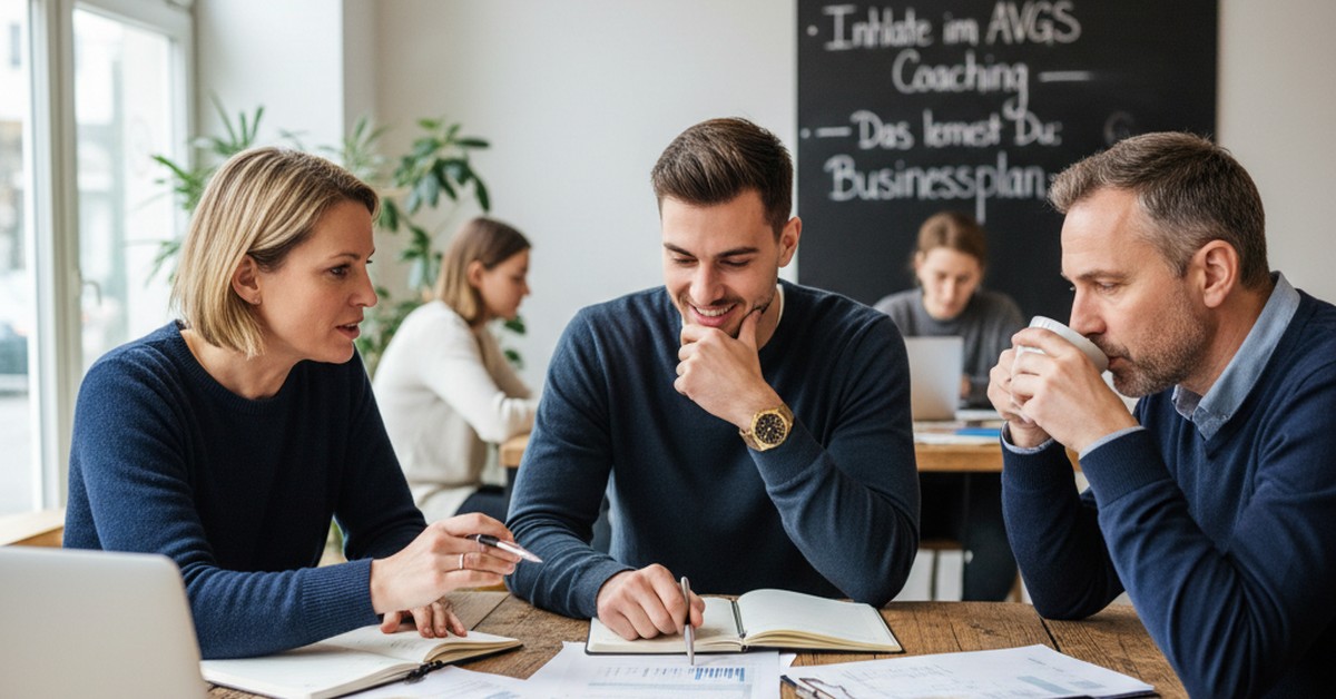 AVGS Coaching Inhalte — Inhalte im AVGS Coaching — Das lernst Du: Businessplan