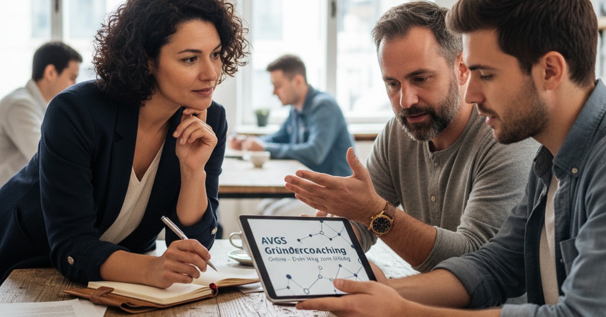 AVGS Gründercoaching online — absolvieren — Flexibel und ortsunabhängig: Dein Online-Gründercoaching mit AVGS Förderung