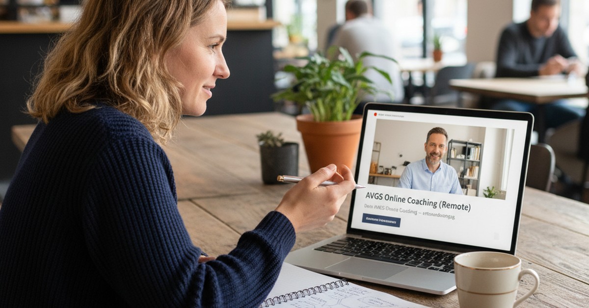 AVGS Online Coaching — (Remote) — Dein AVGS Online Coaching per Videocall – ortsunabhängig