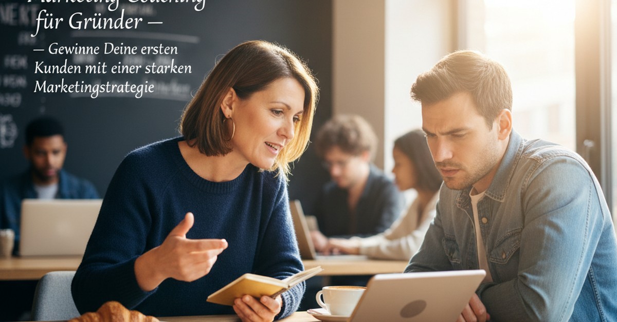 Marketing Coaching — für Gründer — Gewinne Deine ersten Kunden mit einer starken Marketingstrategie