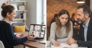 Online- oder Präsenz-Coaching?