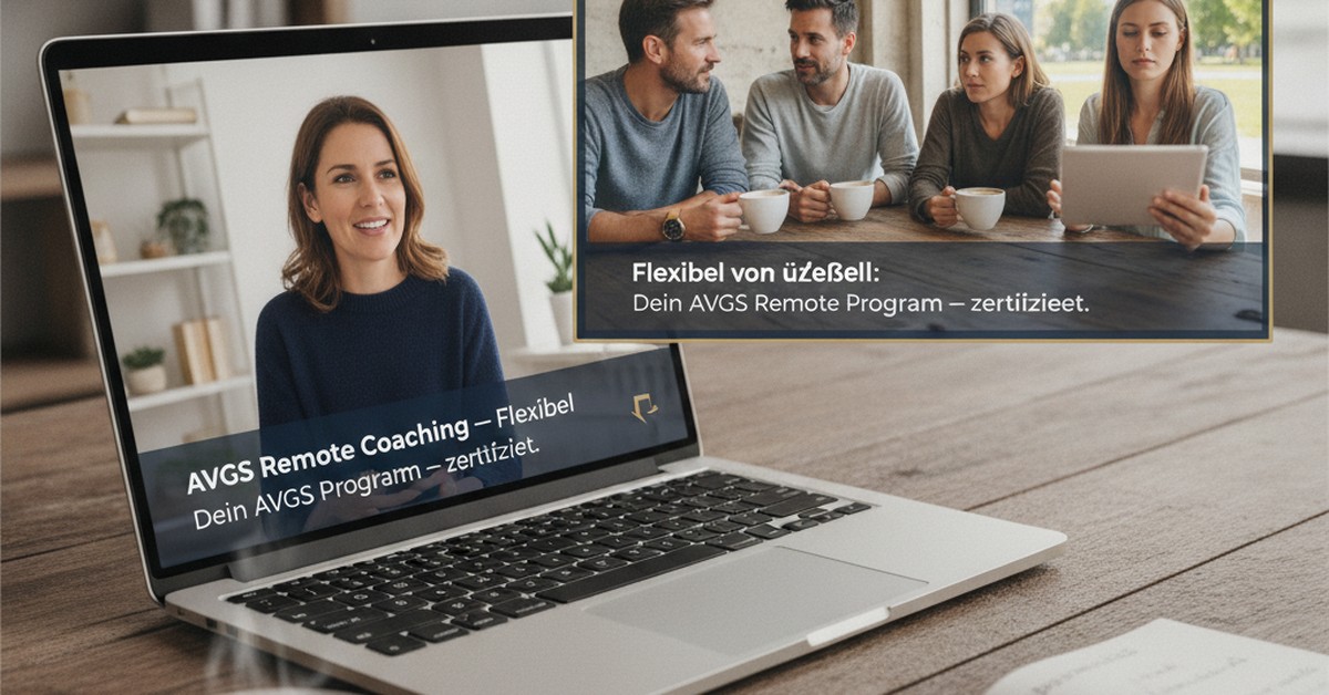AVGS Remote Coaching — Flexibel von überall: Dein AVGS Remote Programm – zertifiziert