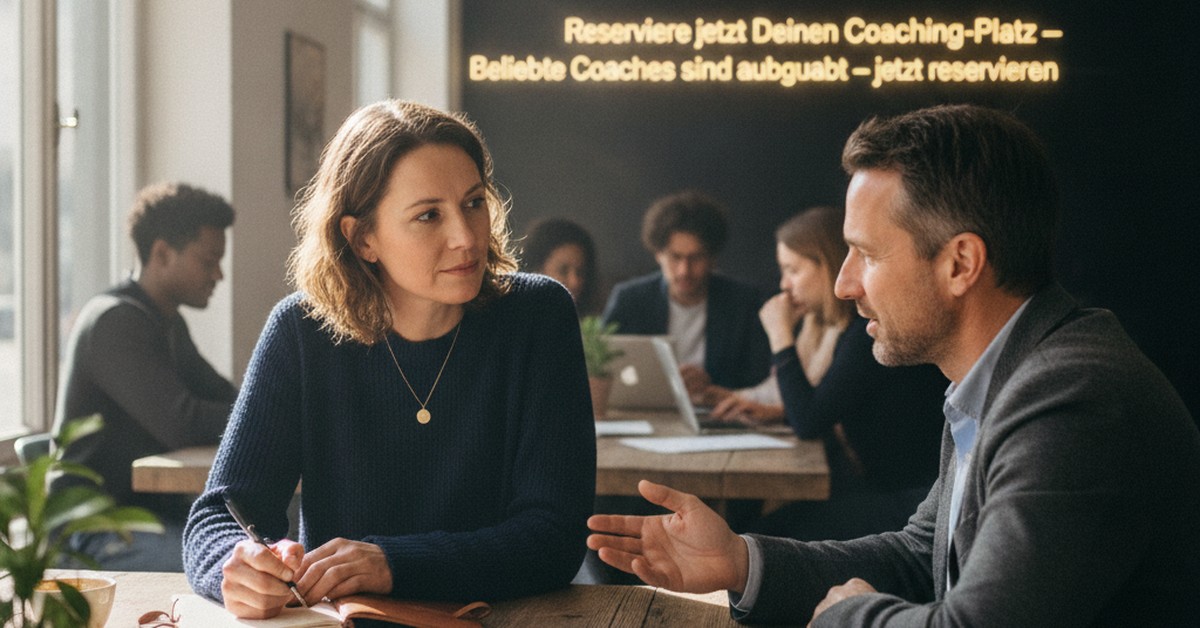 AVGS Platz reservieren — Reserviere jetzt Deinen Coaching-Platz — Beliebte Coaches sind schnell ausgebucht – jetzt reser