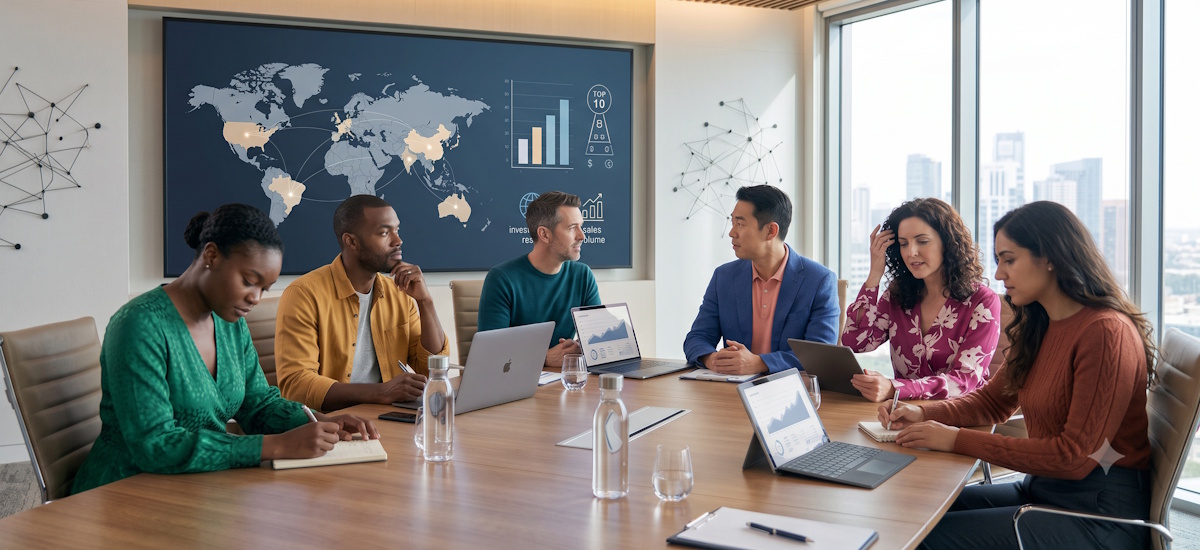 Internationales Business-Meeting zur Analyse der Network Marketing Top 10 weltweit