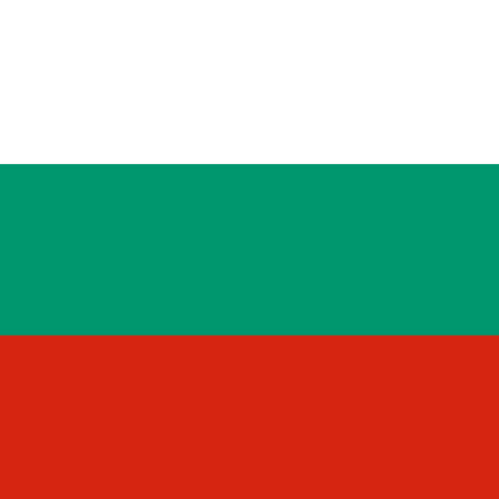 Sprache Bulgarisch Flagge