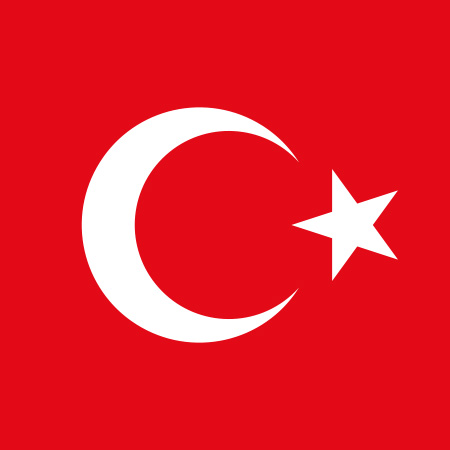 Sprache Türkisch Flagge